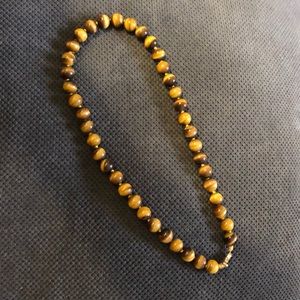 Genuine tiger eye necklace